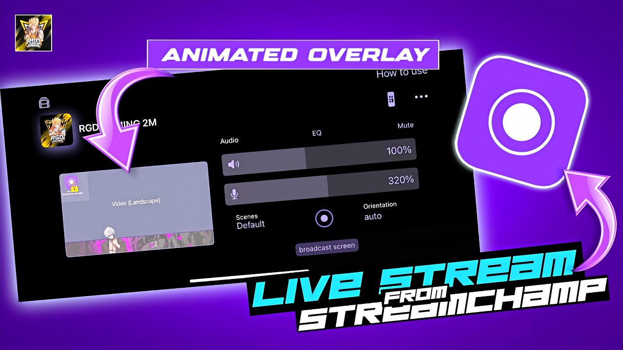 Как вести прямую трансляцию на StreamChamp 🔥| Прямая трансляция StreamChamp на YouTube 2025