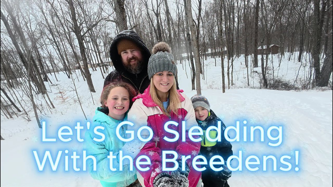 Sledding with the Breedens