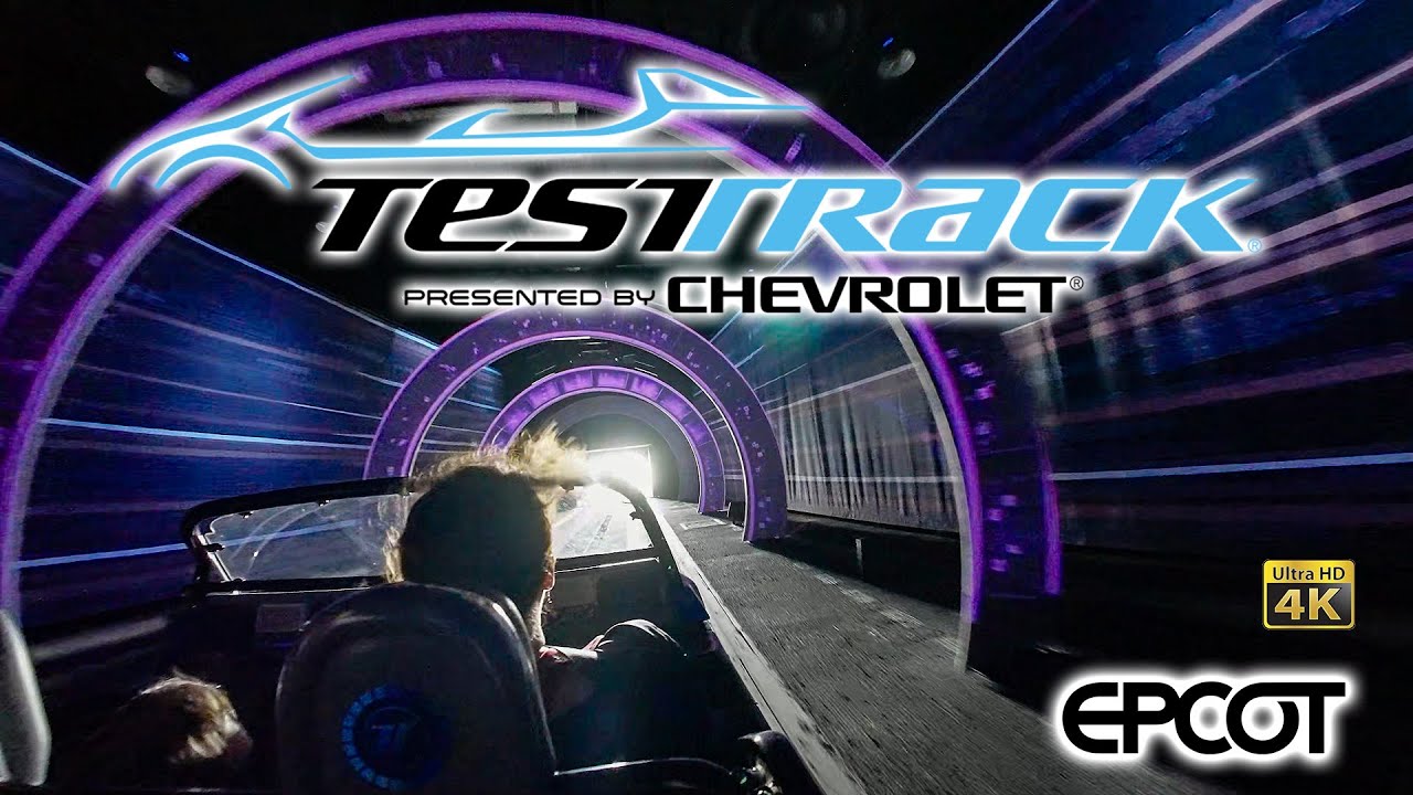 Test Track On Ride Low Light 4K POV with Queue EPCOT Walt Disney World 2024 03 04