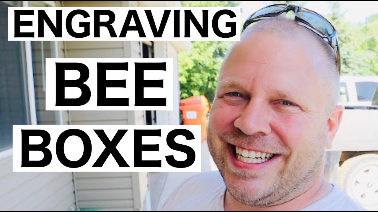 PAINTING & SEALING AND ENGRAVING A BEE HIVE