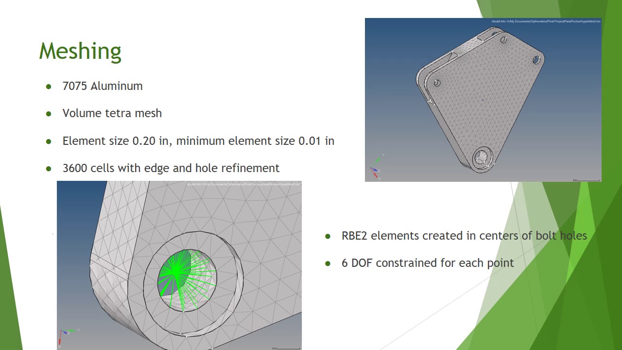 FSAE Rocker Optimization Project Progress Video