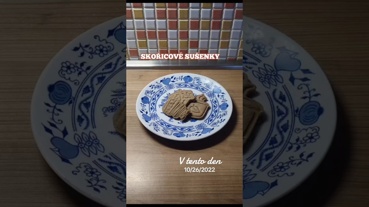 Skořicov&eacute; m&aacute;slov&eacute; su&scaron;enky!🍪✨ RECEPT #susenky #skorice #podzim #recept