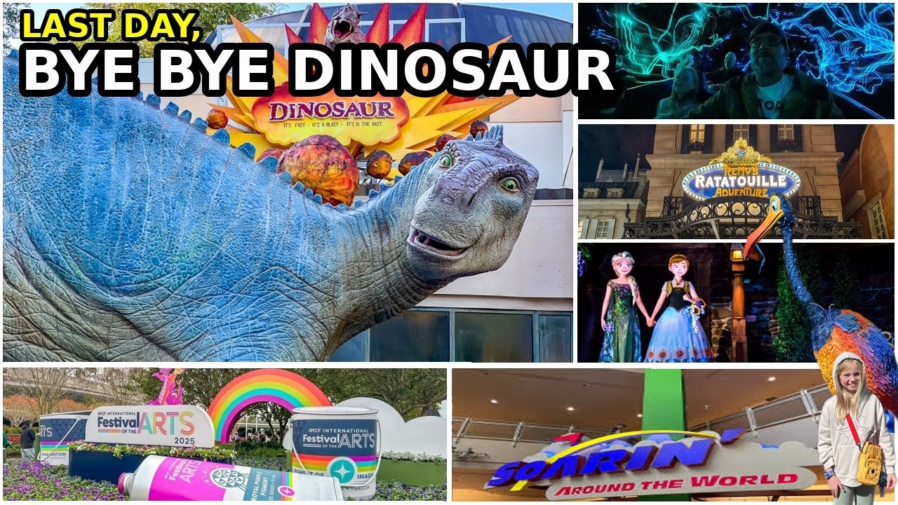 Last Ride on Dinosaur - POV Rides 4K- Festival of The ARTS