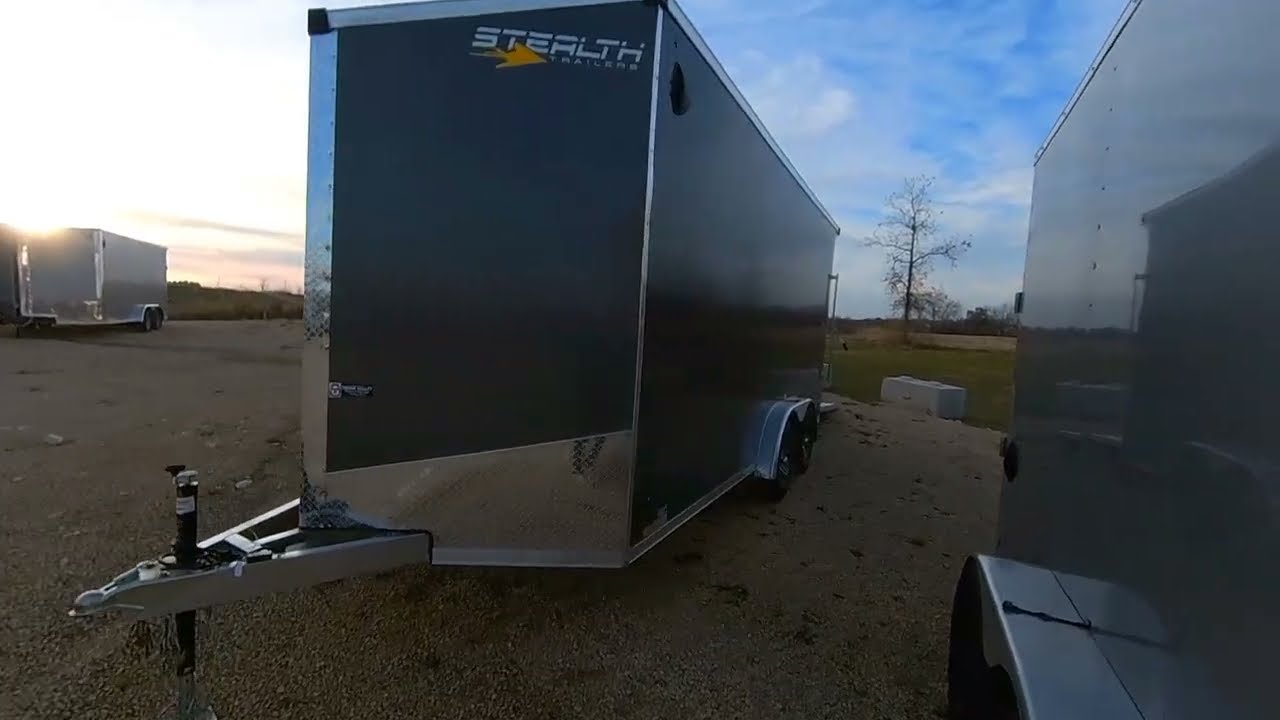 2026 Stealth 7.5x16x7.5 Cobra Enclosed Cargo with 7K GVWR ,Torsion Axles, Rear Flare #ST000896