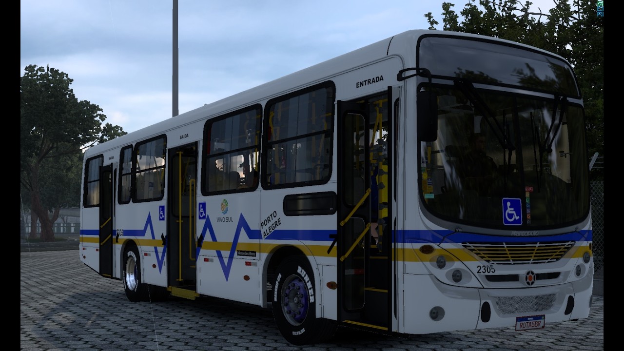 ETS 2 -Mapa EAA1.38 e Torino 2007,Porto alegre(RS) Para União da Vitória (PR)