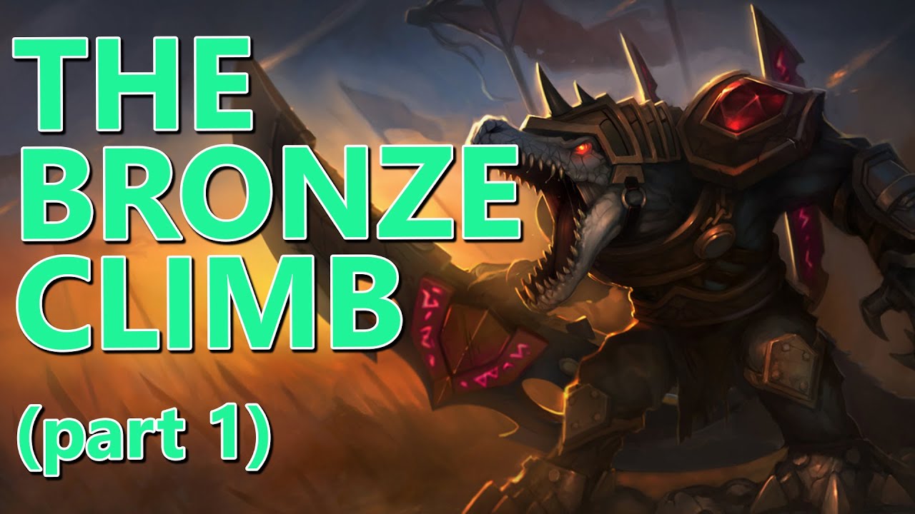 THE BRONZE CLIMB (Part 1/2) League of Legends | blakinola