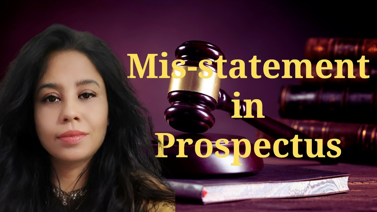 Why You Can't Trust Everything You Read In A Prospectus | Corporate Law | Reema Baruah MCom LLB