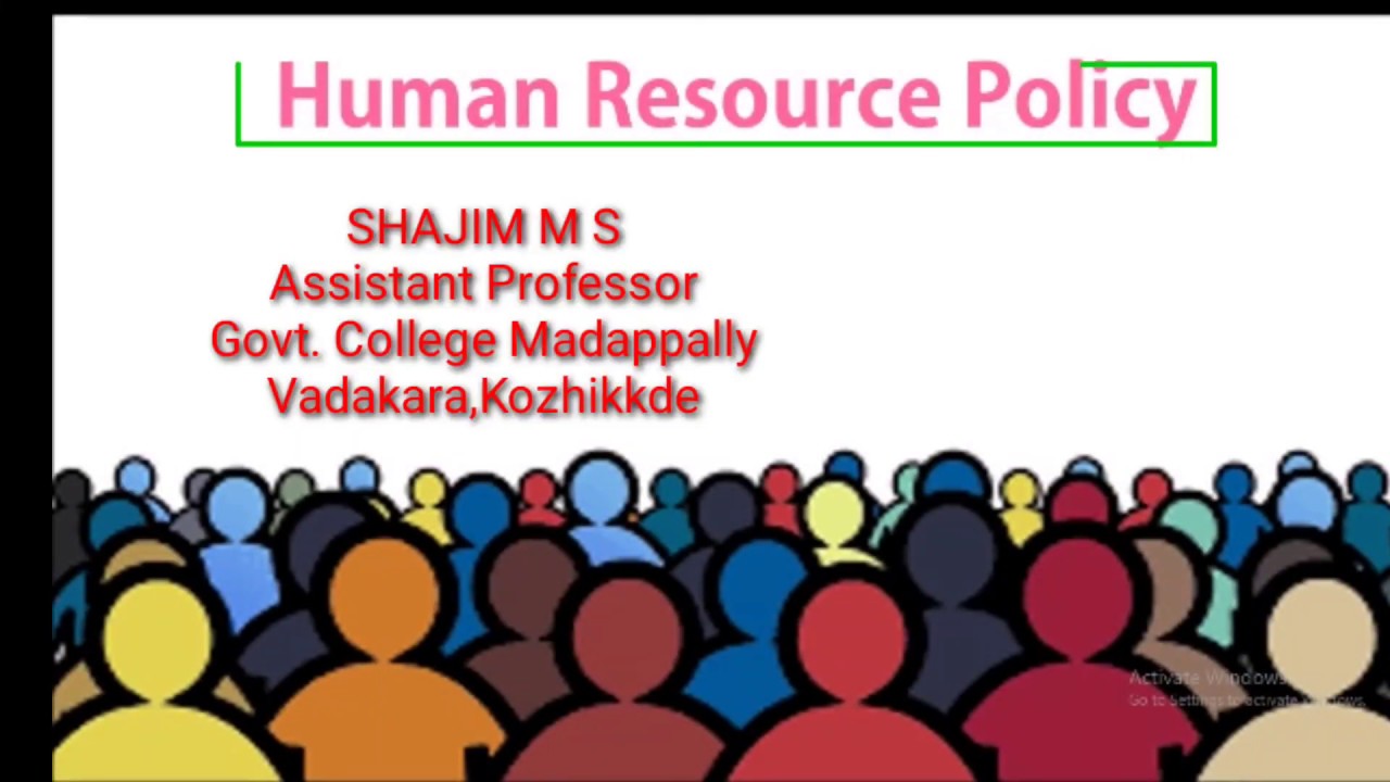 HR POLICIES/B.COM/HRM