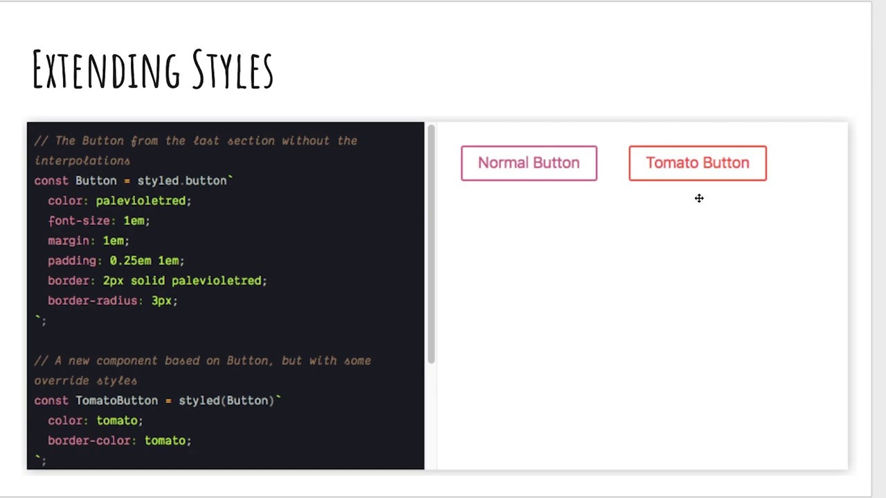 React + CSS: What are styled-components?