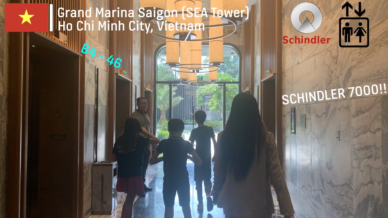 Brand New Schindler 7000 Elevators | Grand Marina Saigon (SEA Tower), HCMC, VN