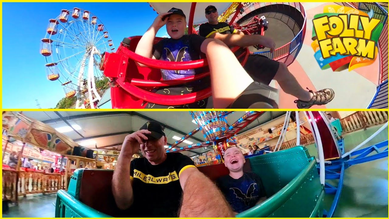 Folly Farm Vlog 2022 - With On Ride POVs