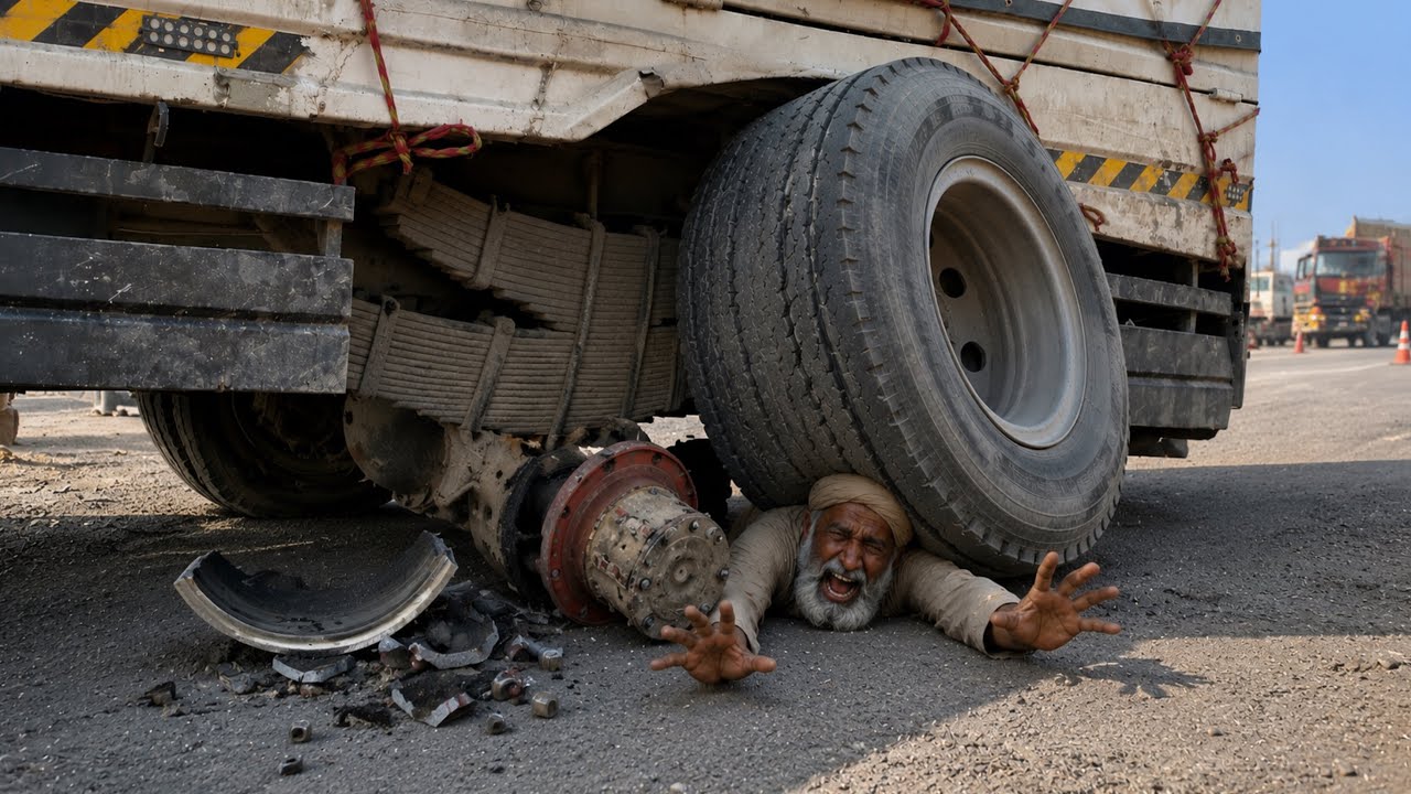 Heavy Load Destroyed Truck Brake Drum & Bolts | Incredible Mechanic Fix