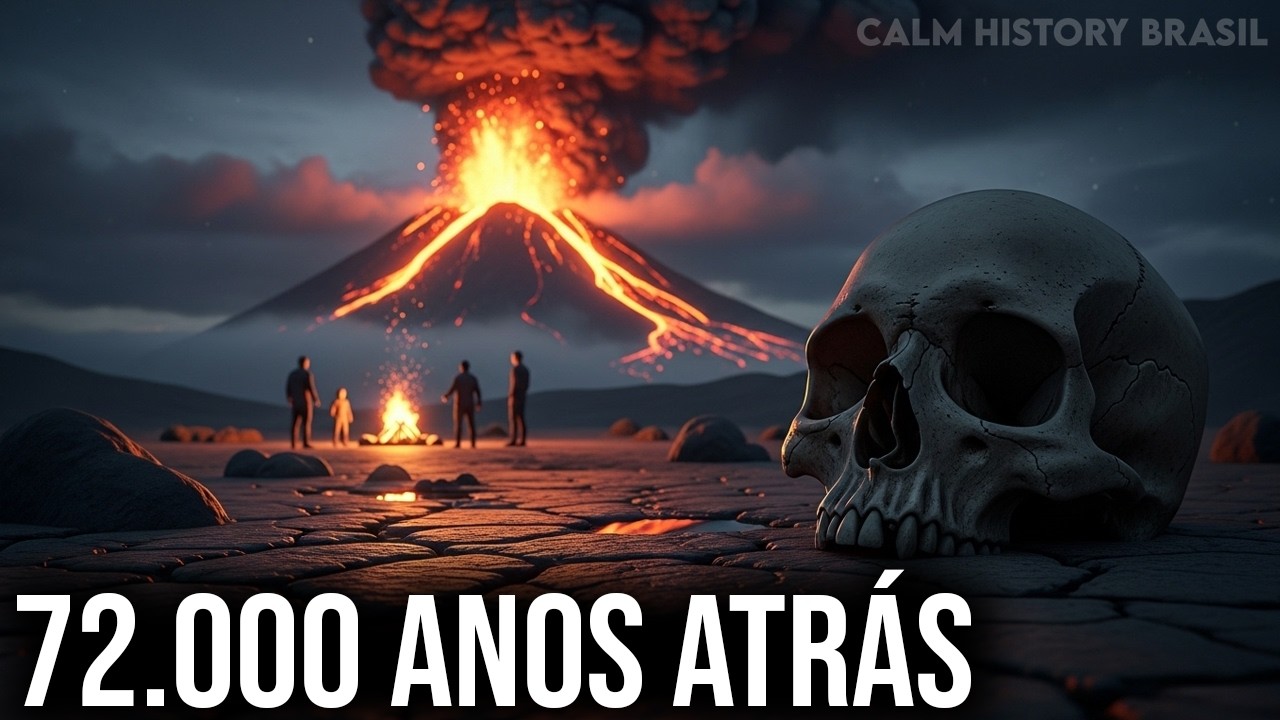 O supervulcão que deixou apenas 2.000 humanos vivos e reescreveu nosso DNA | História para dormir