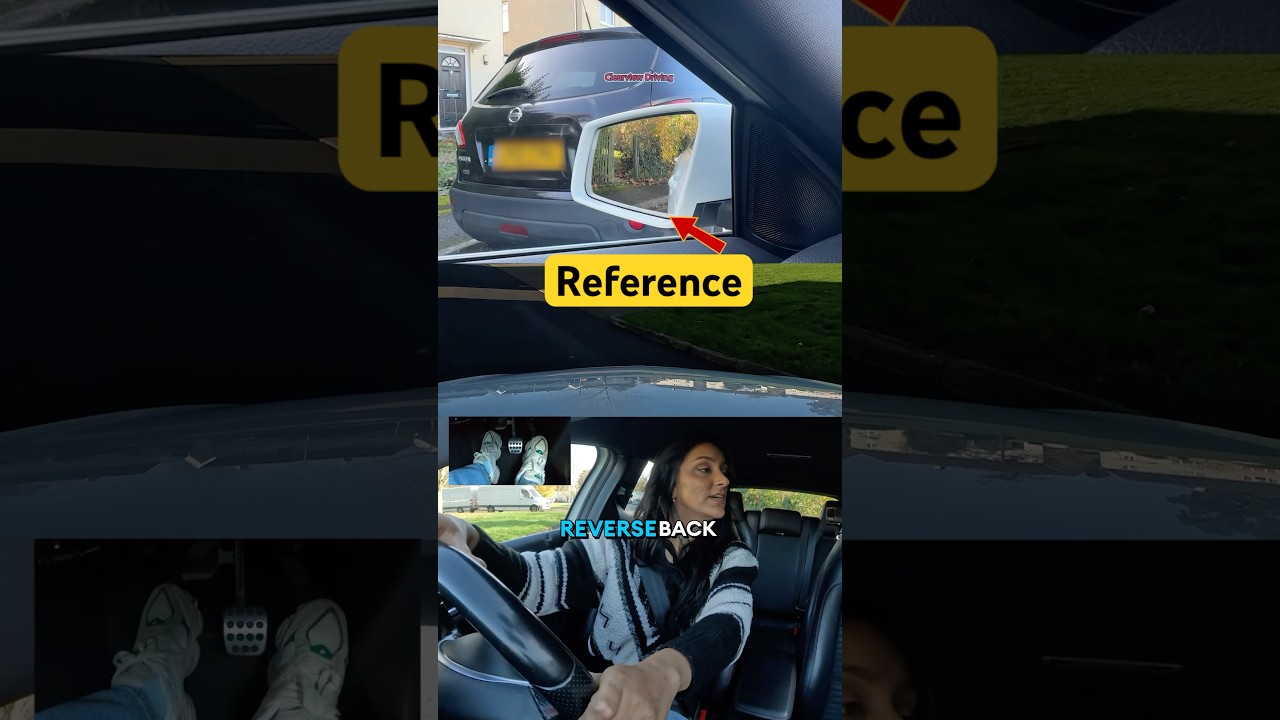 *HOW TO REVERSE PARK* #car #driving #lesson #learn #howto #reverse #park #parking #london