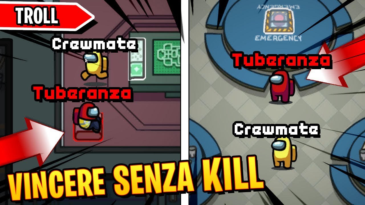 *TROLL DA 200 IQ* VINCERE DA IMPOSTORE SENZA FARE KILL su Among US.