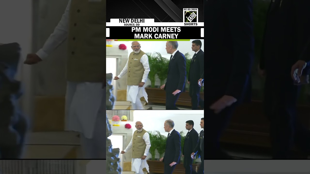 Canadian PM Mark Carney meets PM Modi in Hyderabad House during his 4-day visit to India visit