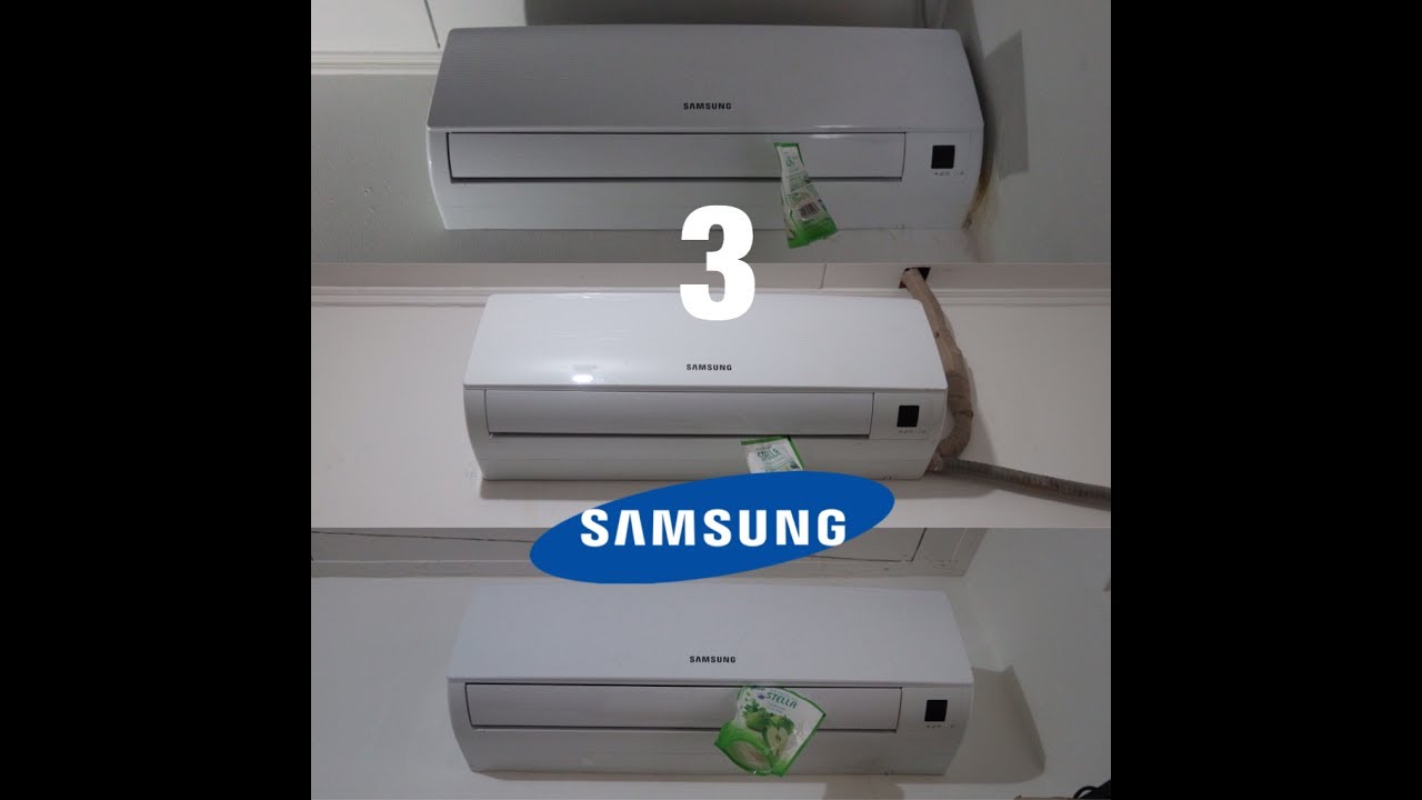3 Samsung mini-split type air conditioners