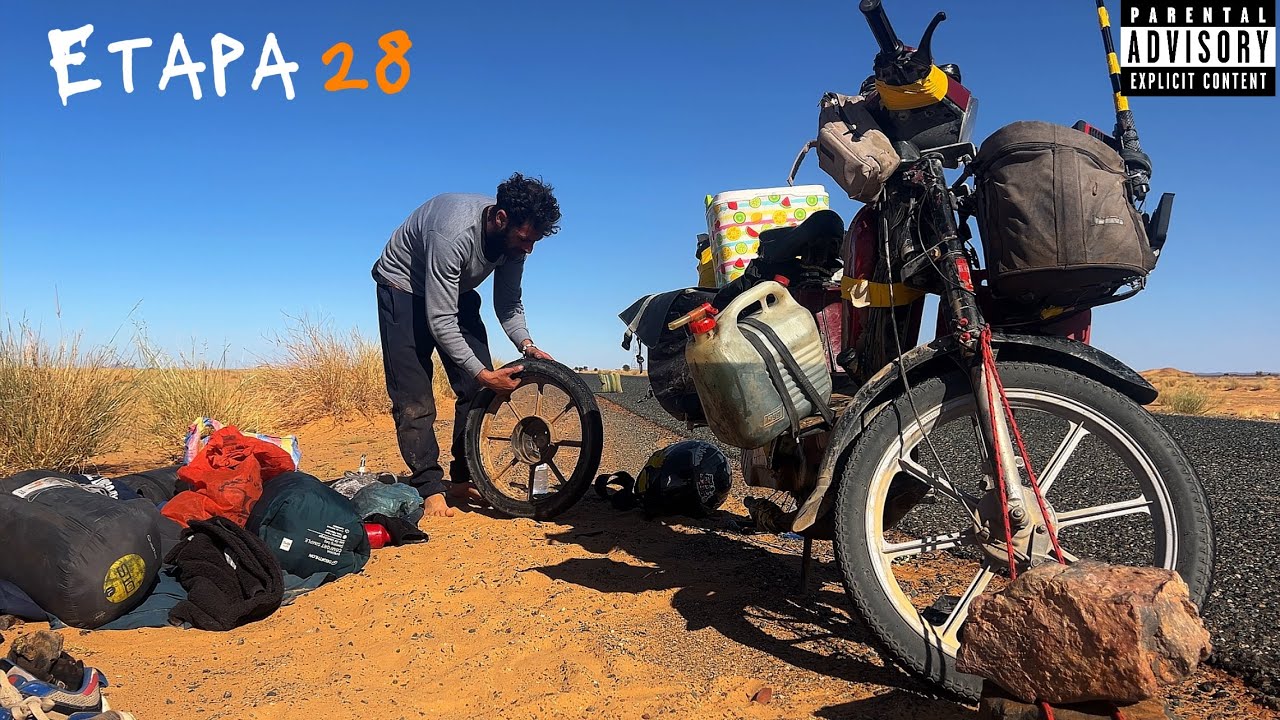En VESPINO Madrid-Dakar. Etapa 28/ Comienza la gafada.