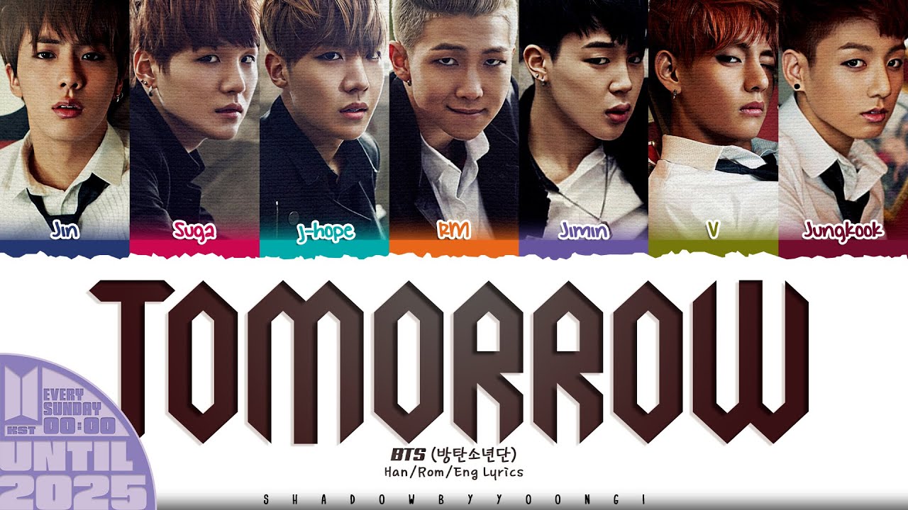 BTS (방탄소년단) 'Tomorrow' Lyrics [Color Coded Han_Rom_Eng] | UNTIL 2025 #58