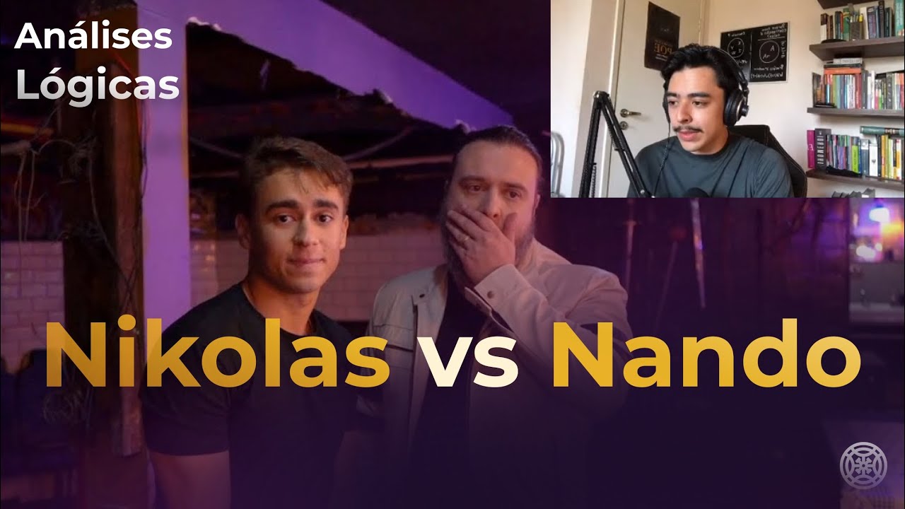 Análise lógica AO VIVO do debate Nando x Nikolas