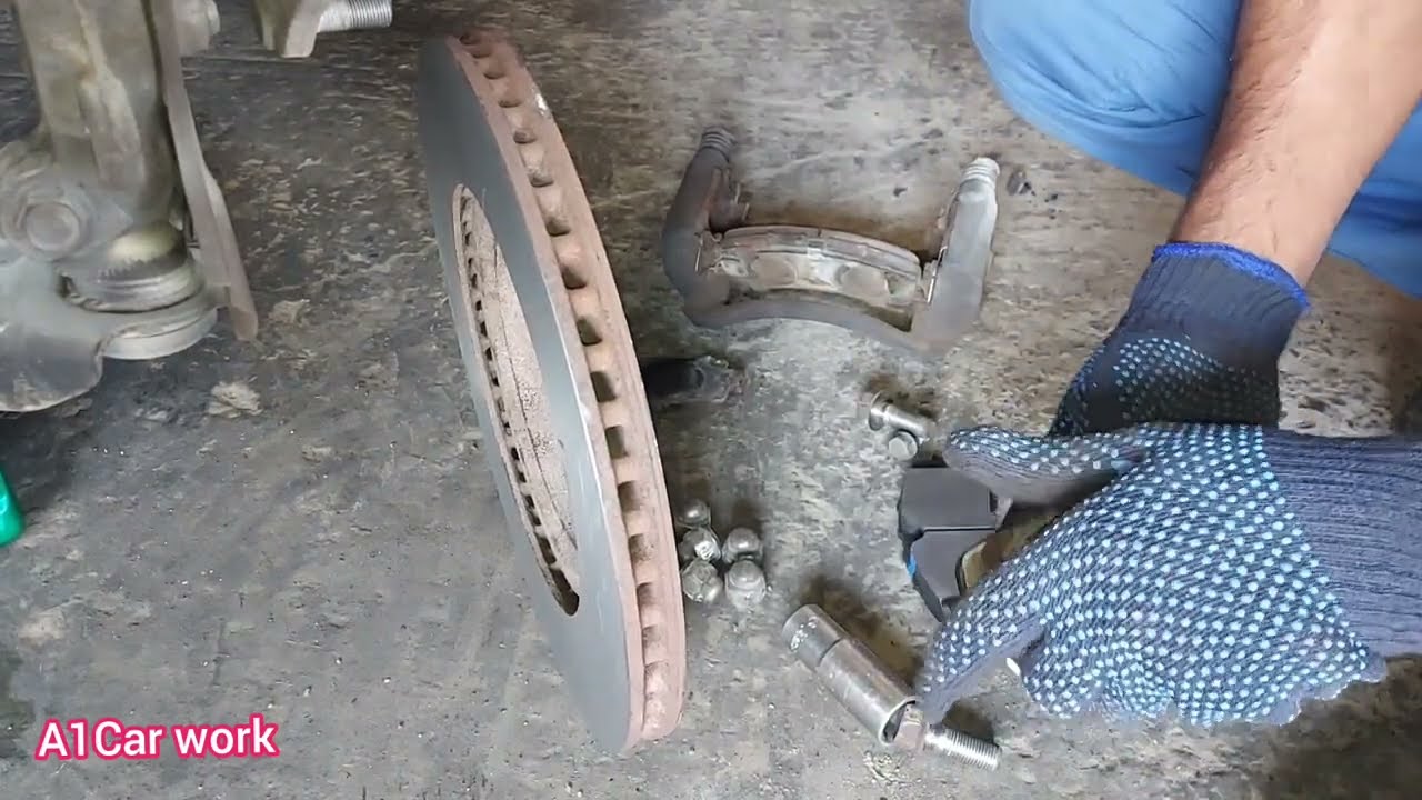 How To Change Nissan X TRAIL Front & Rear Brake Pad Replacement 