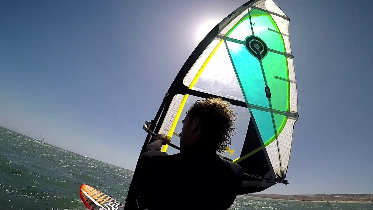 Cruisy windsurf sesh at Coronation beach