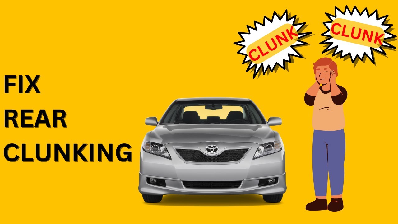 How to Fix Rear Clunking Noise | Rear Sway Bar Bushing Replacement Guide | 2007-2011 Toyota Camry