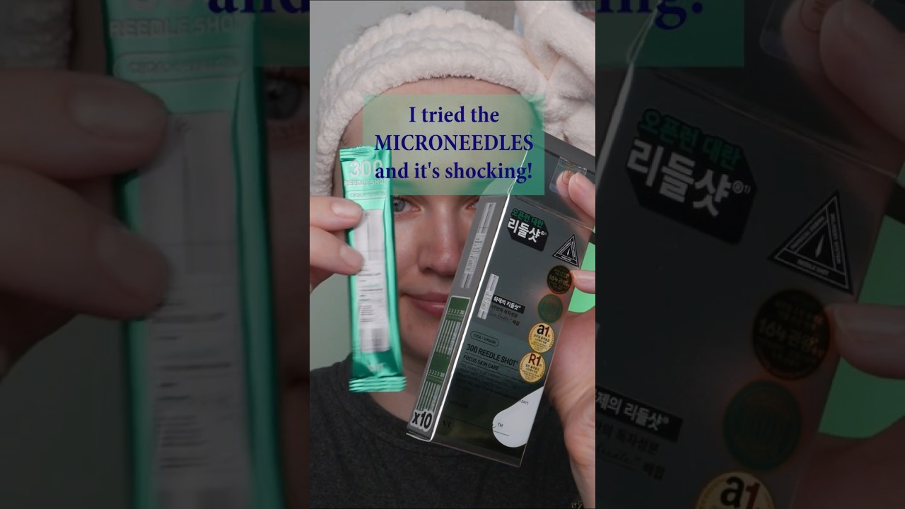 I tried the microneedles Reedle Shot 100 and 300 by VT Cosmetics. It's amazing!