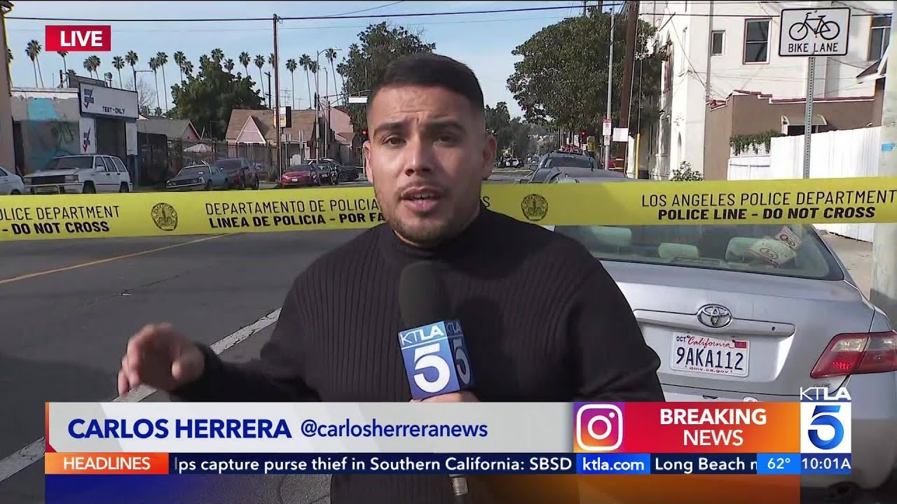 Burglary suspects in U-Haul change vehicles during L.A. pursuit