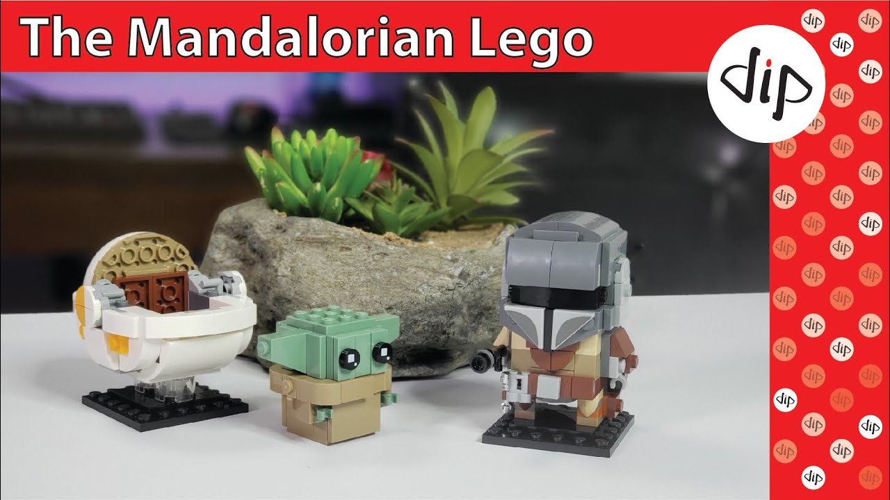 Reseña Brickheadz El Mandalorian & El Niño / 75317