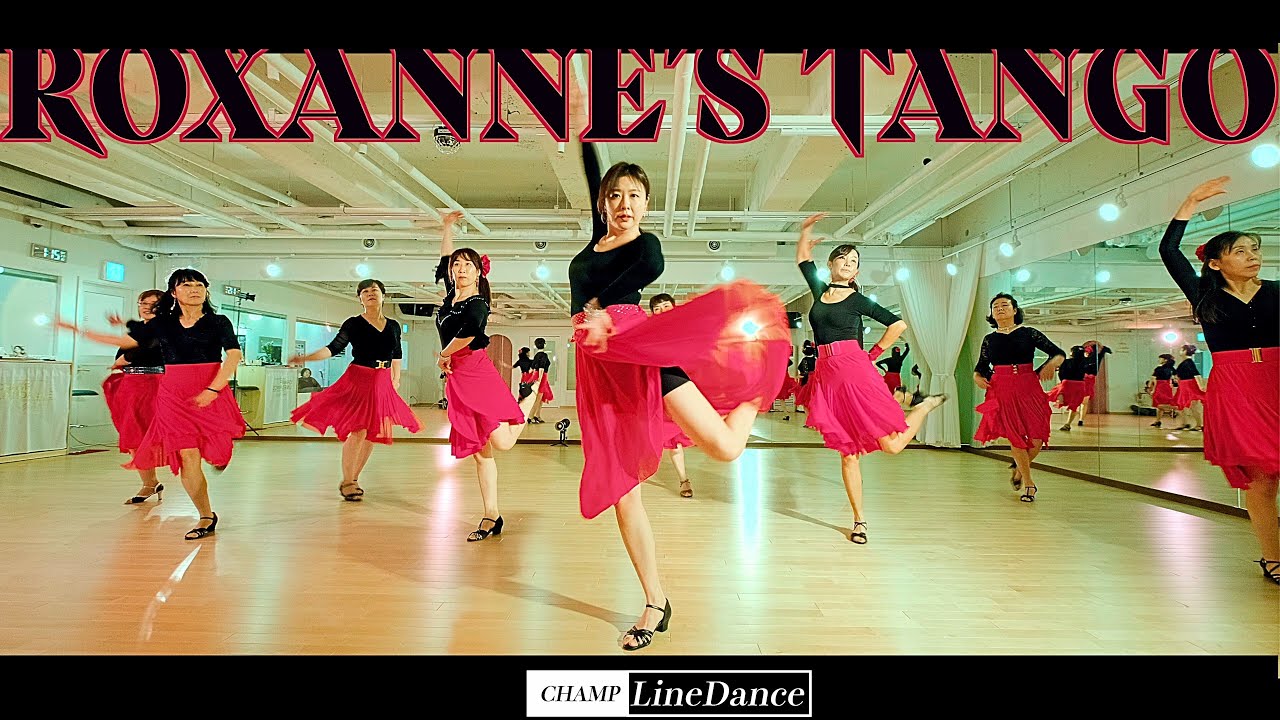 [토요강사동호회] Roxanne's Tango LineDance | easy Intermediate | 록산느탱고라인댄스| champlinedance | 010 8833 4921