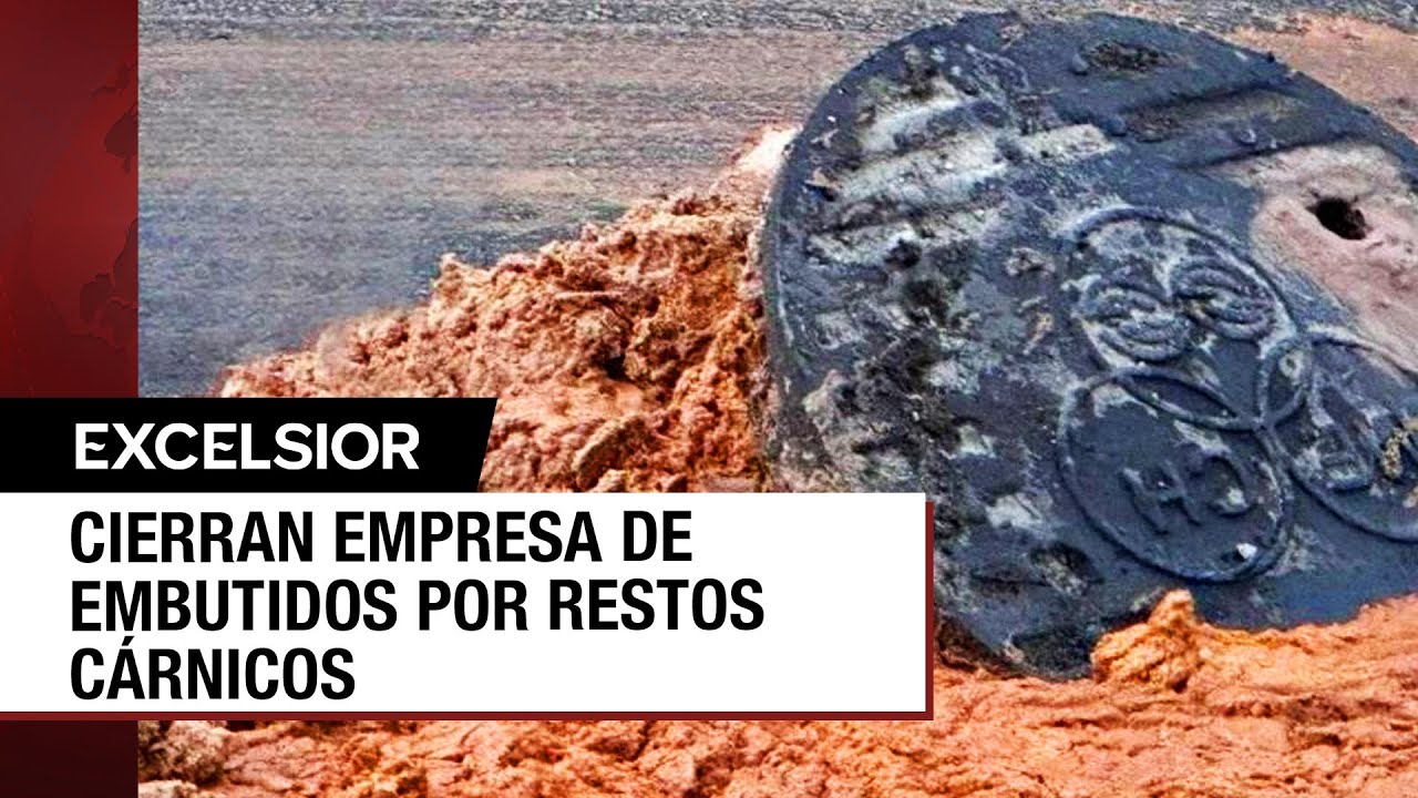 Empresa de embutidos colapsa el drenaje de Neza con restos de carne