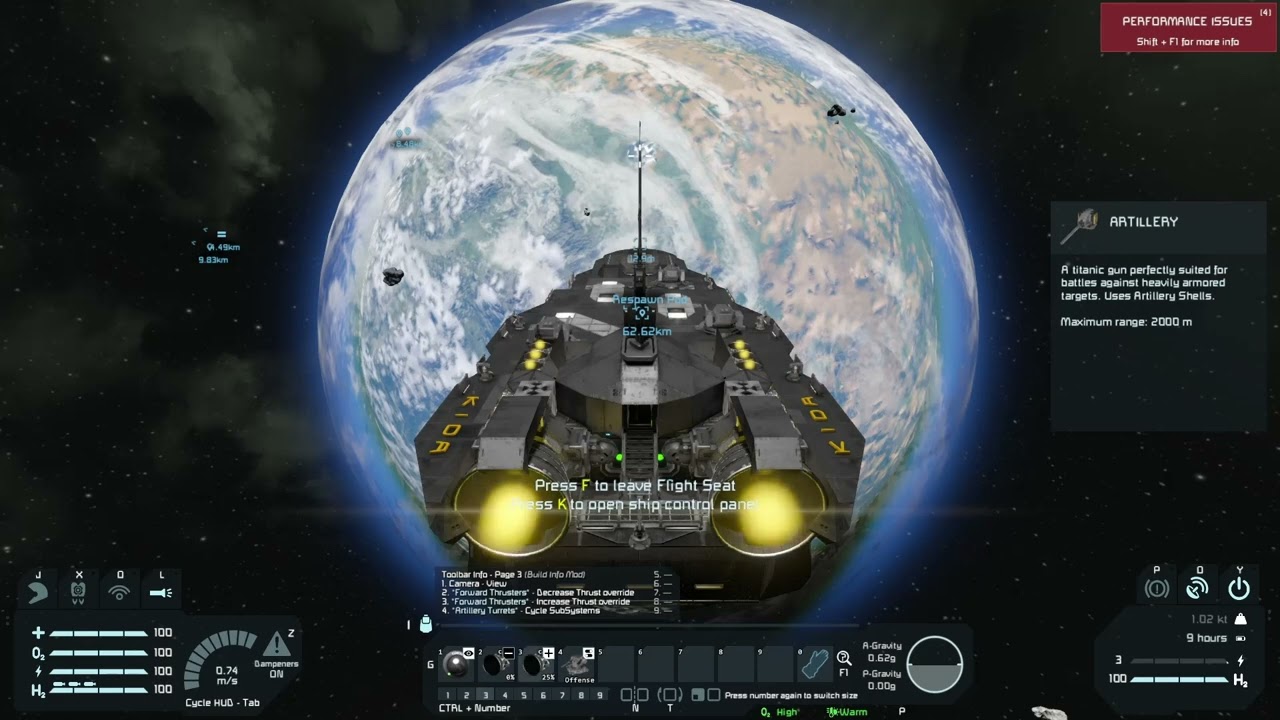Space Engineers Terran Republic Shipyard Combat Test & Review of the Kida Exploration Carrier Pt 2