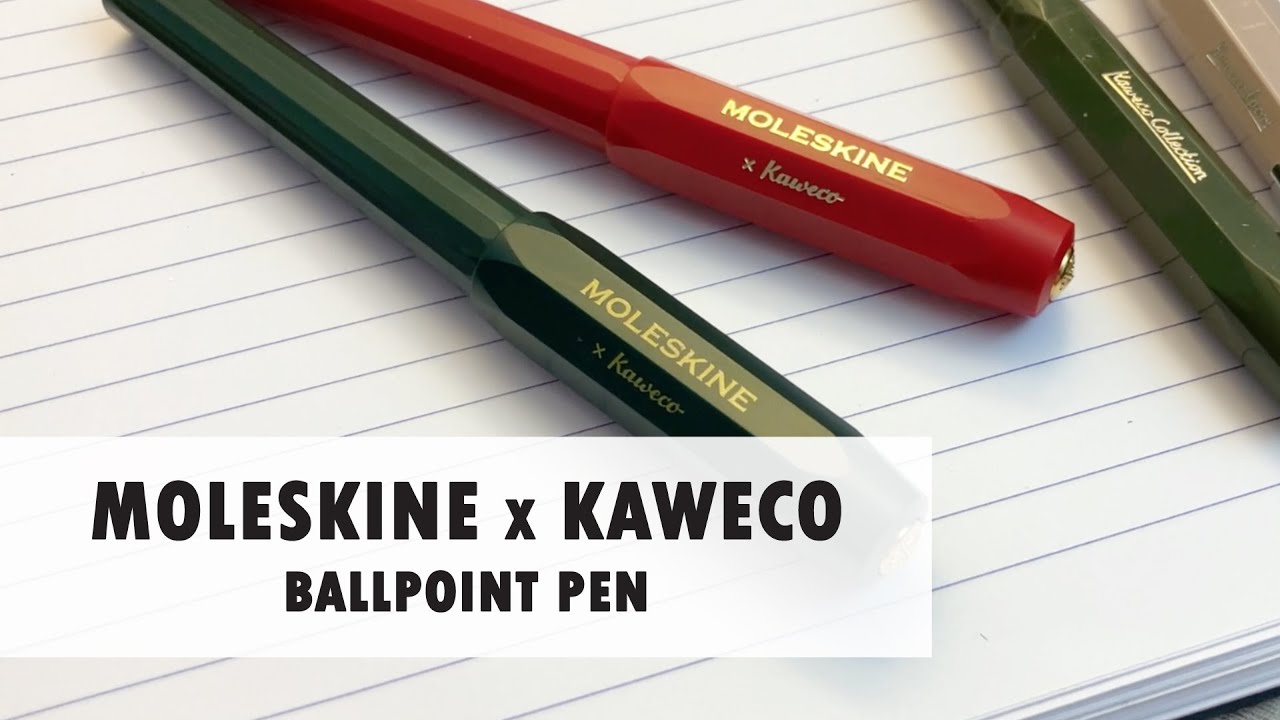 Шариковые ручки Moleskine x Kaweco