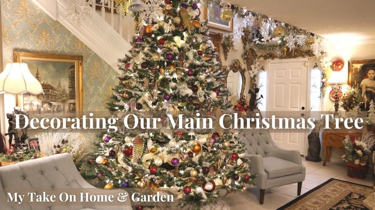 Decorate With Me Our 12 Foot Christmas Tree!! // Christmas Decorating Ideas