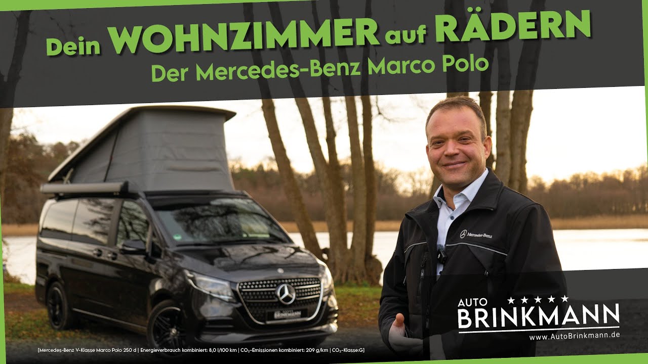 Entdecke die Freiheit: Mercedes-Benz V-Klasse Marco Polo im Roadtrip-Abenteuer!