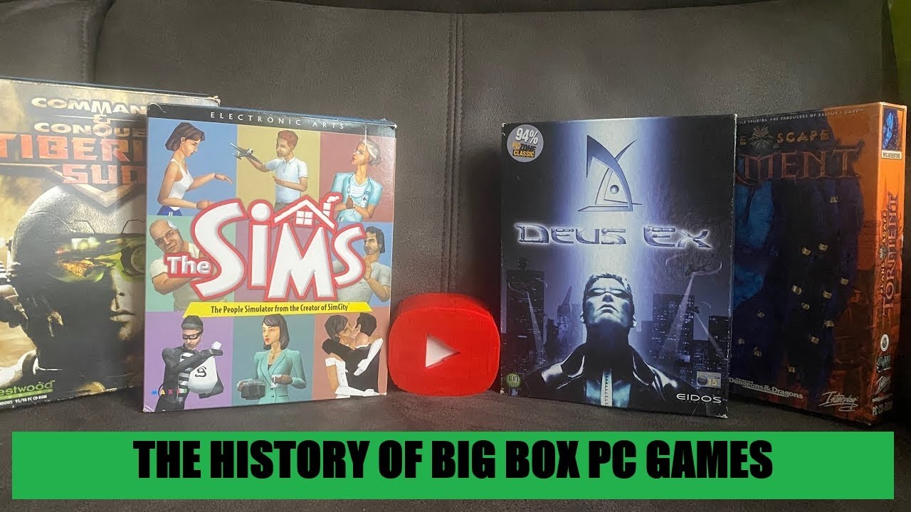 The History Of Big Box PC Games