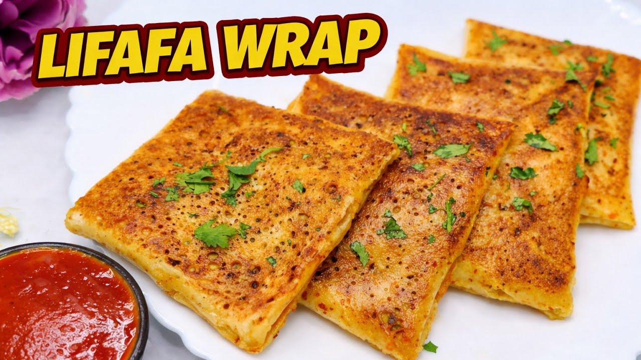 Lifafa Wrap Recipe | Quick & Easy Breakfast | Iftar Special Recipes | Less Oil Snacks Recipe 