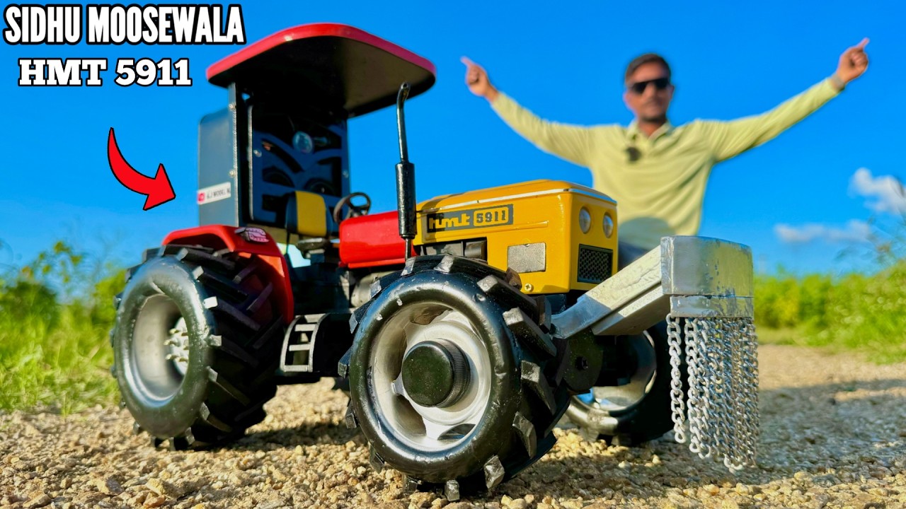 RC HMT 5911 Sidhu Moose Wala Tractor Unboxing & Testing - Chatpat toy TV