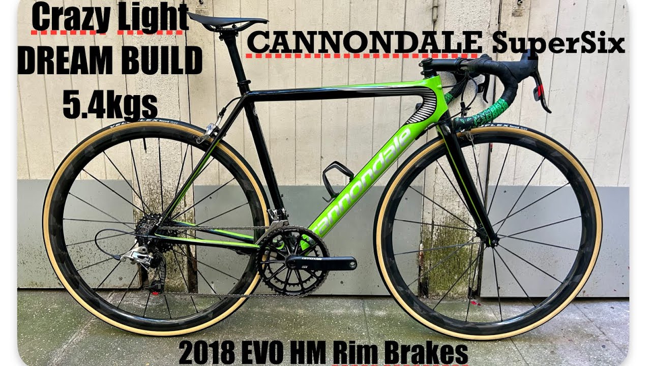 Crazy Lightweight 2018 CANNONDALE SuperSix: 5.4 kgs!! Rim Brakes FTW