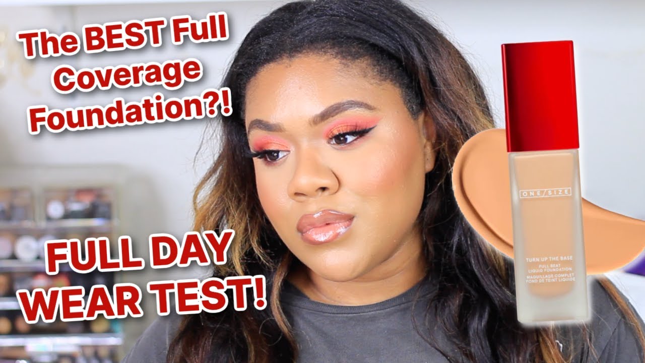 *VIRAL* One Size Turn Up the Base Full Beat Foundation + Full Day Wear Test!