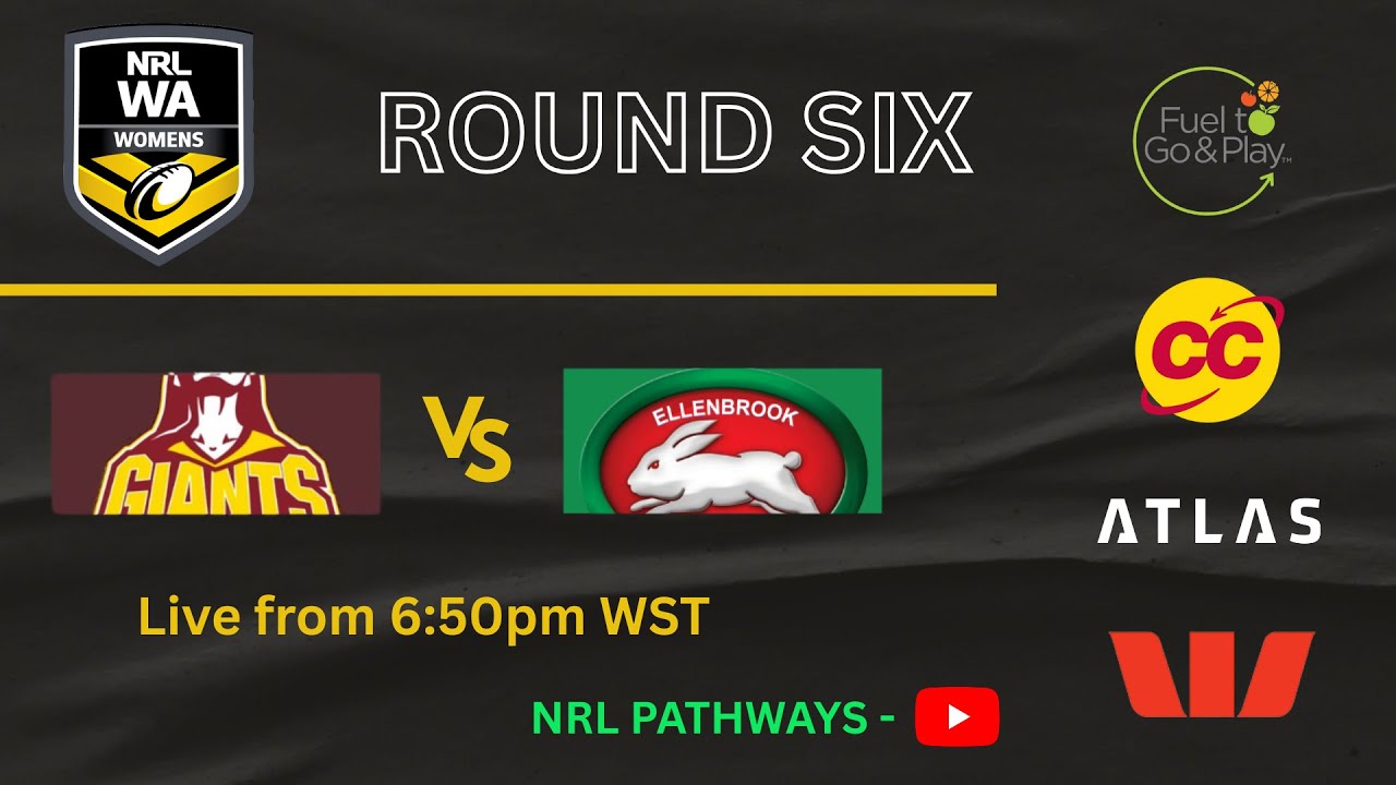 NRL WA Westpac Women's Premiership Round 6 - Joondalup Giants v Ellenbrook Rabbitohs