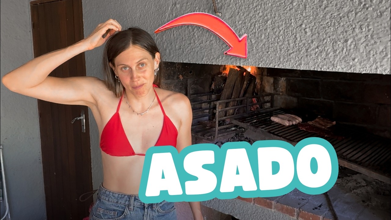 NEOZELANDESA en URUGUAY en shock con el asado uruguayo