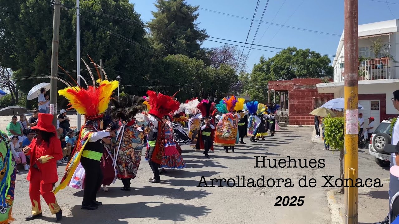 Huehues Arrolladora de Xonaca, Inicio de Carnaval 2025