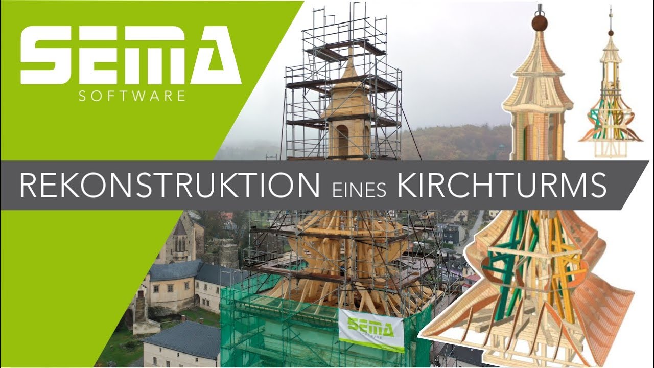 Rekonstruktion des Kirchturms von Šternberk
