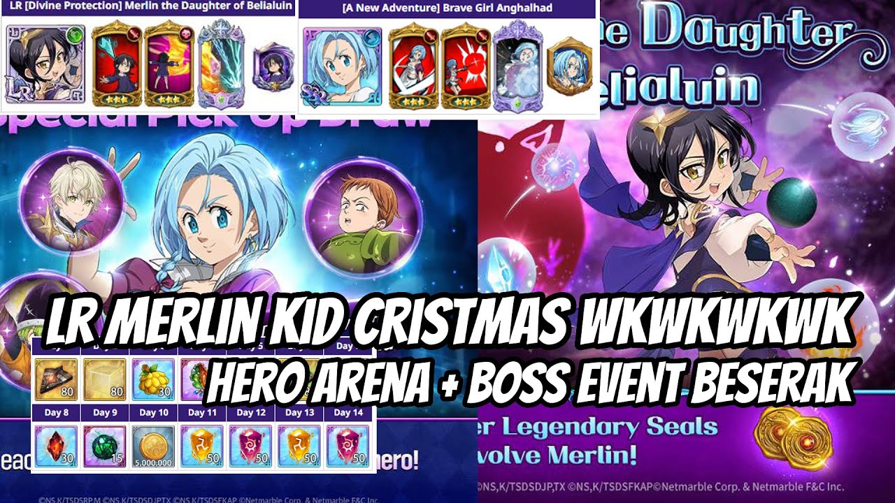 Ternyata UwU Benar !! LR Merlin Kid + New Hero Broken !!! BANSOS Bejibun Cik - Seven Deadly Sins