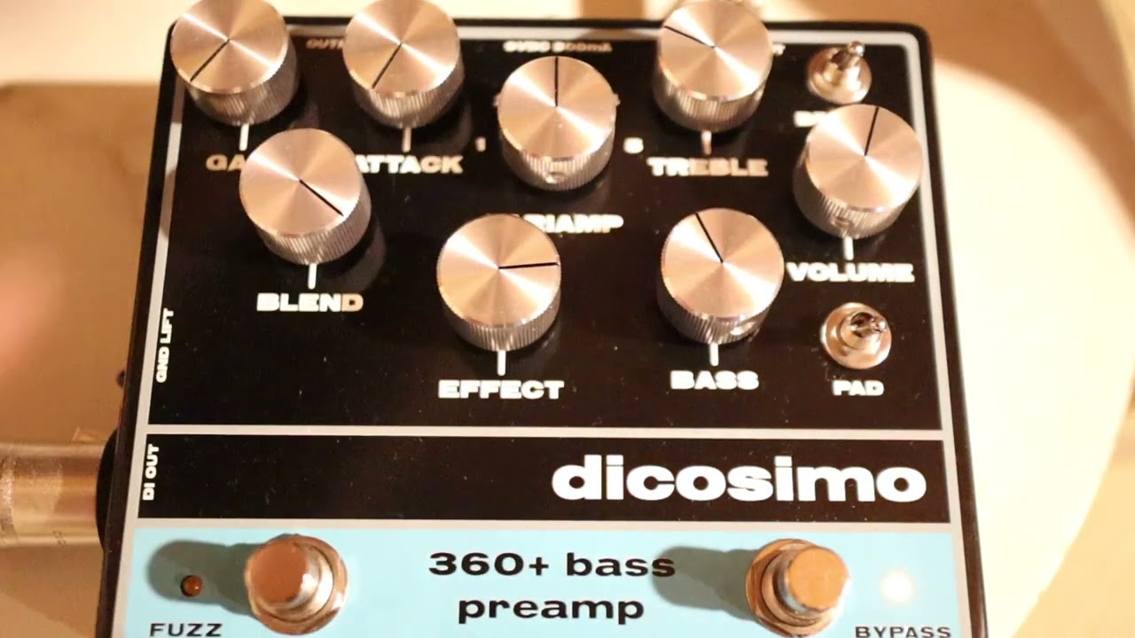 Dicosimo Audio 360+ Bass Preamp Comparison