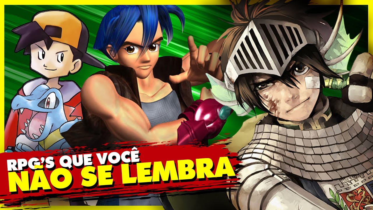 RPG'S QUE TODO MUNDO JOGOU, MAS POUCOS SE LEMBRAM