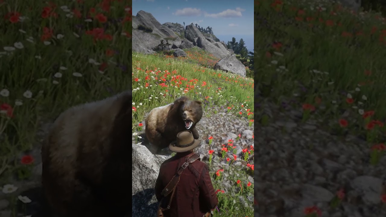 POR ISSO DEIXEI ESSE URSO VIVO   RED DEAD REDEMPTION 2 #SHORTS