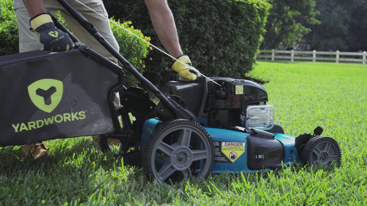 Yardworks 163CC 3-in-1 Self-Propelled Lawn Mower with Quiet Power Technology™